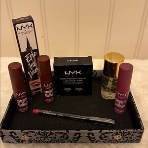 NYX Lip & Eye Set in Purple and Berry Tones